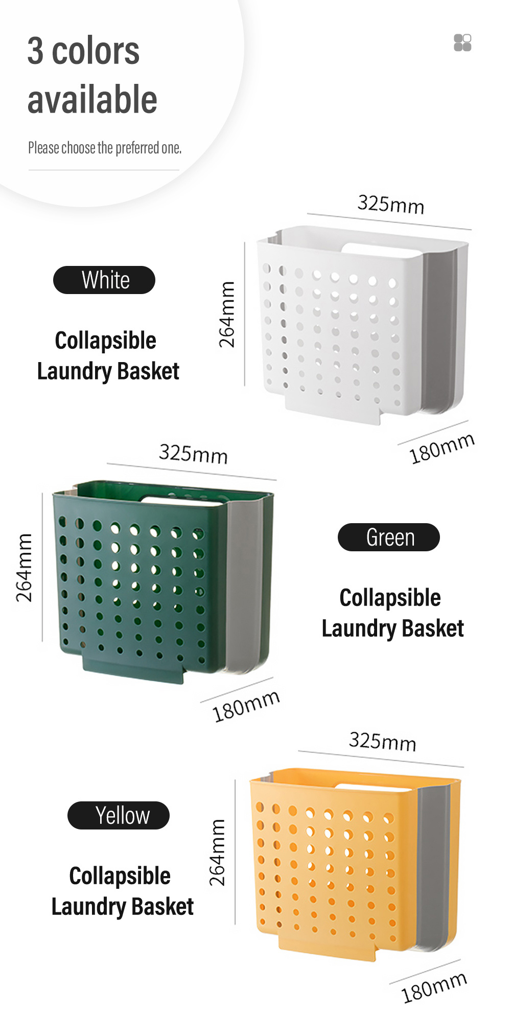 Foldable Clothing Storage Wall-mounted Storage Box-7